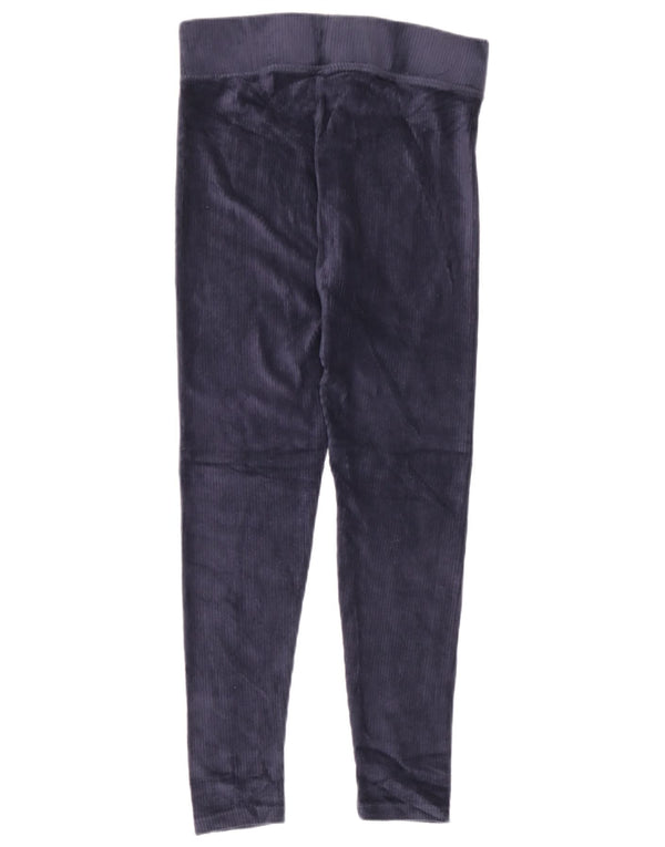 Leggings in velluto da donna Marks & Spencer UK 12 cotone blu navy medio