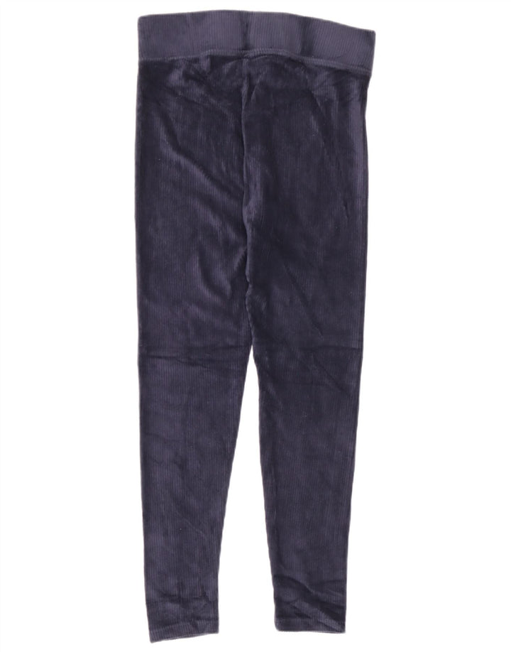 Leggings in velluto da donna Marks & Spencer UK 12 cotone blu navy medio