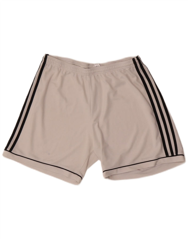 Pantaloncini sportivi Adidas Aeroready da uomo grandi bianchi