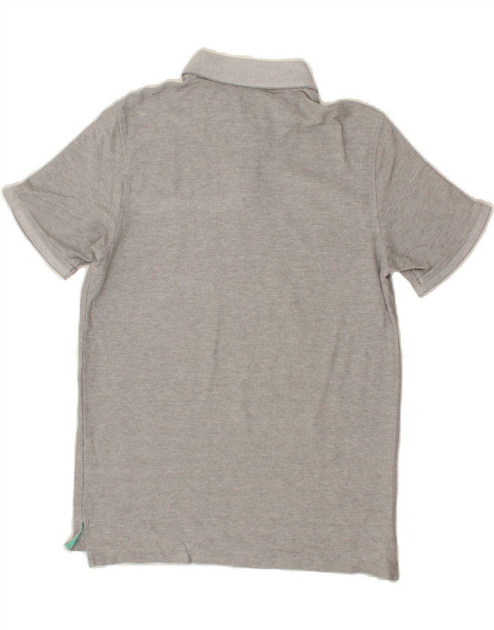 IZOD Mens Polo Shirt Medium Grey Cotton Vintage Izod and Second-Hand Izod from Messina Hembry 
