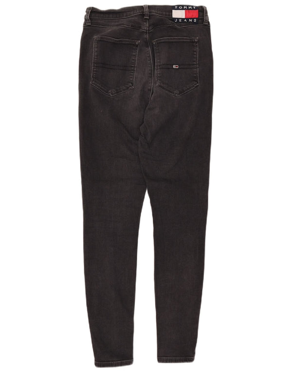 TOMMY HILFIGER Jeans super skinny Melany a vita alta da donna W30 L30 neri