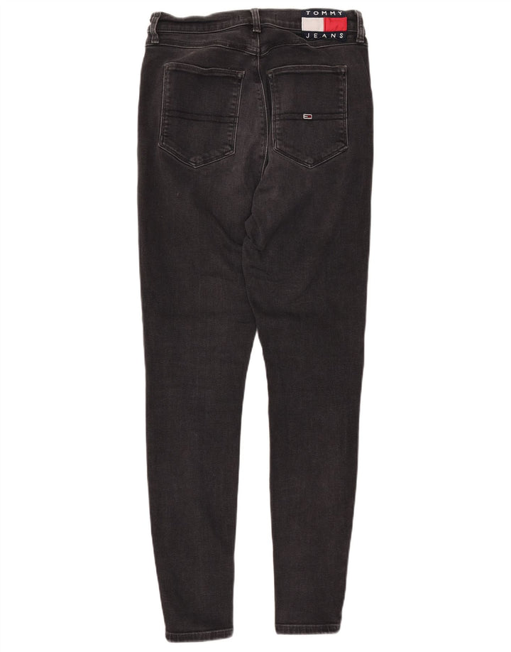 TOMMY HILFIGER Jeans super skinny Melany a vita alta da donna W30 L30 neri