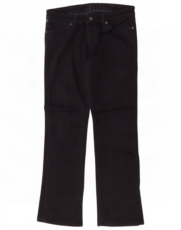 Jeans dritti Wrangler da donna Iris W30 L30 cotone nero