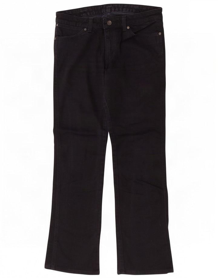 Jeans dritti Wrangler da donna Iris W30 L30 cotone nero