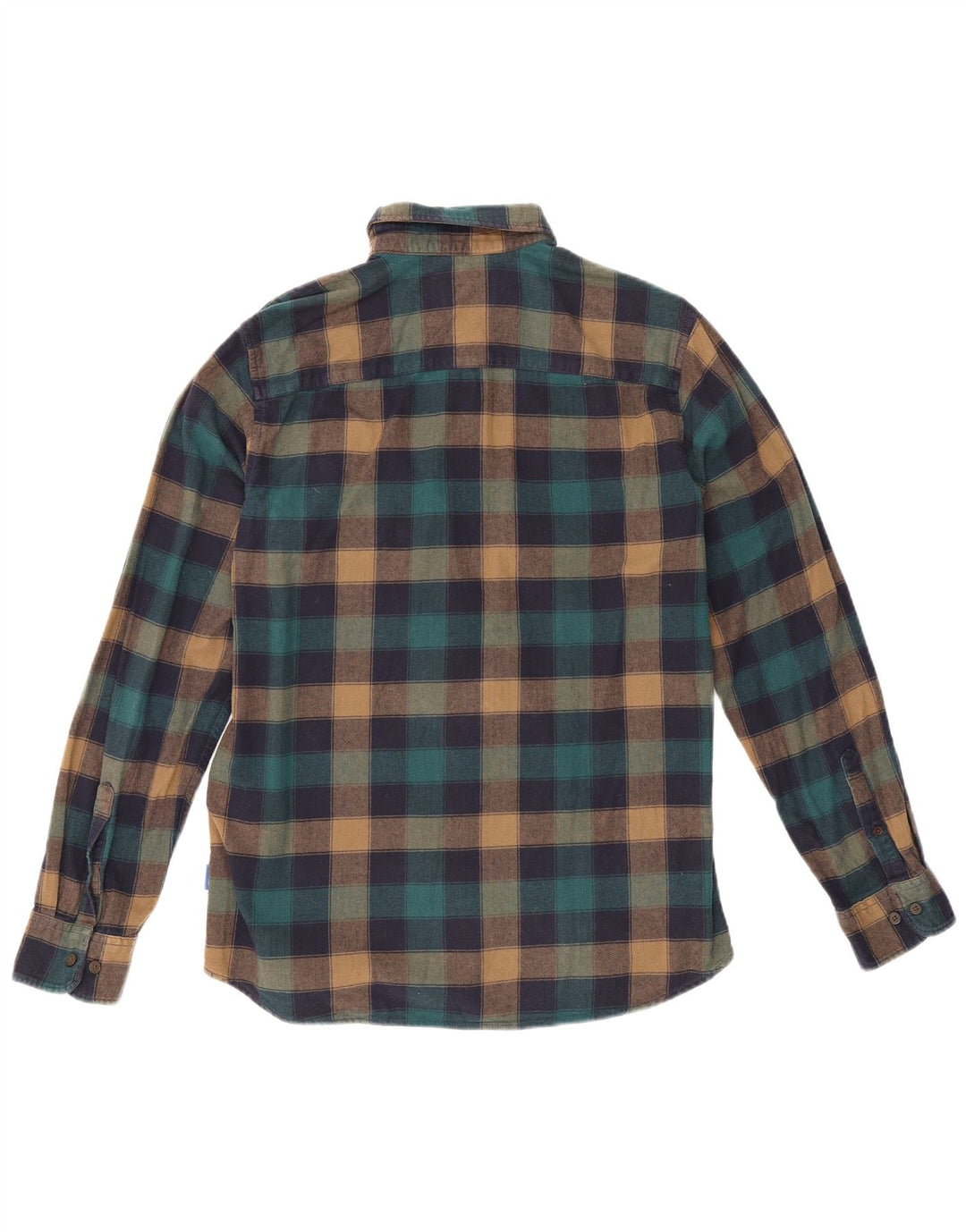 Camicia da uomo in flanella Jack & Jones piccola in cotone a quadri multicolore