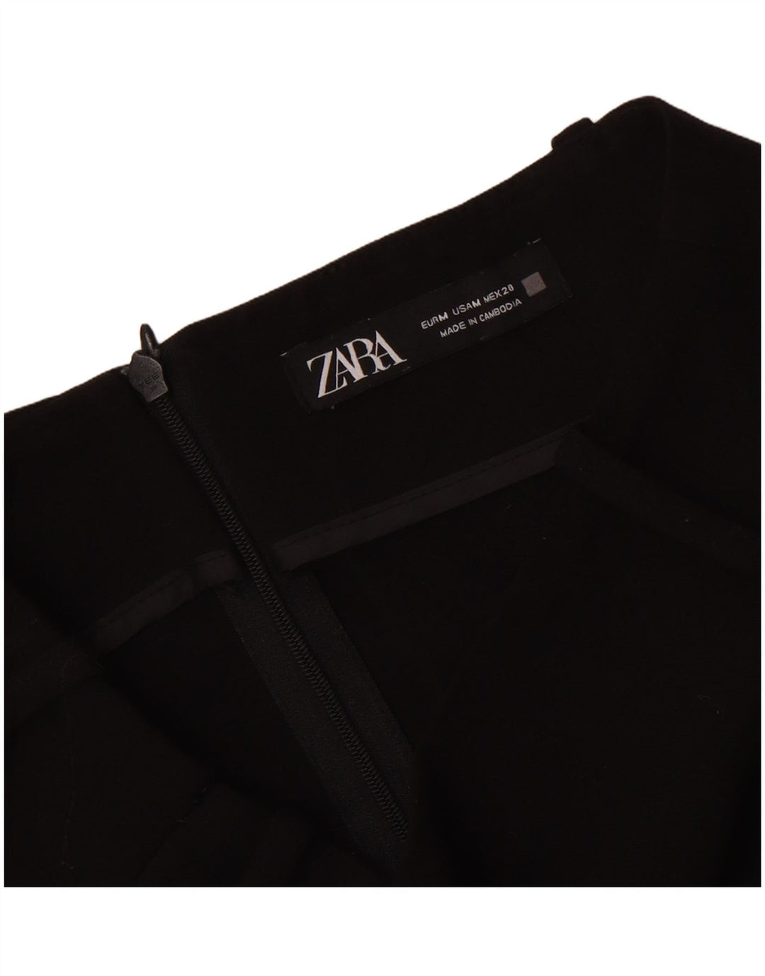 Minigonna Zara da donna media W28 nera