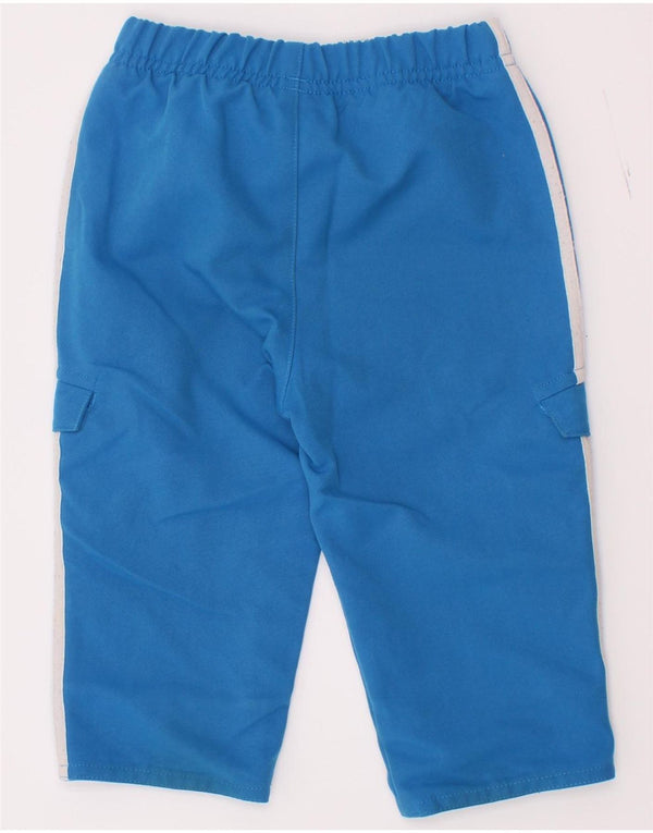 Pantaloni da tuta cargo Adidas da bambino 6-9 mesi in poliestere blu