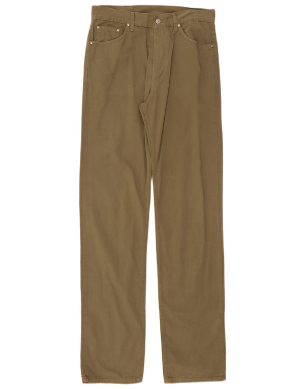 Pantaloni casual dritti da uomo Carrera W33 L36 cotone kaki