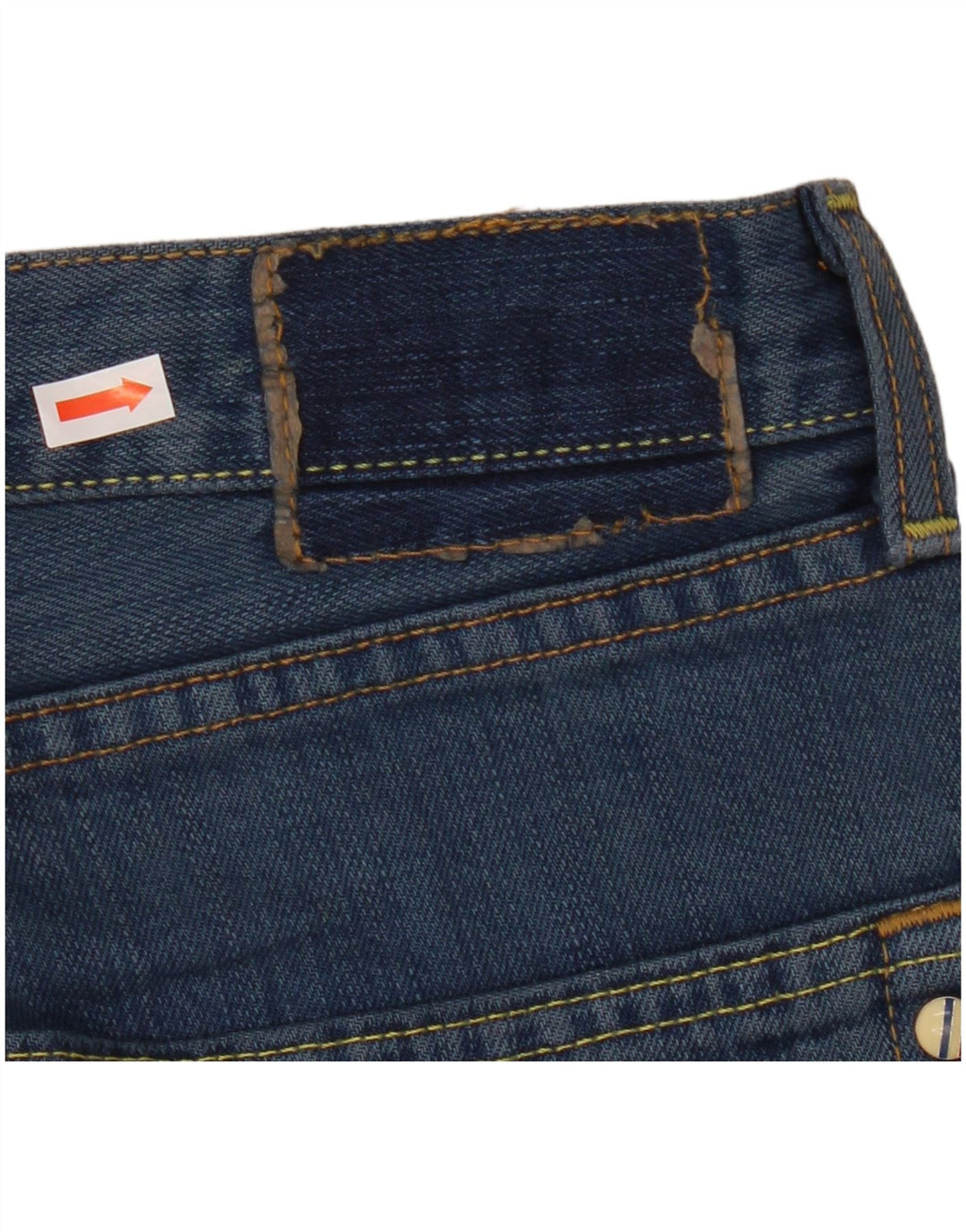 Jeans dritti da uomo Ben Sherman W36 L32 cotone blu
