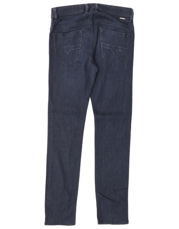 Jeans skinny sottili Thommer da donna Diesel W29 L32 cotone blu navy