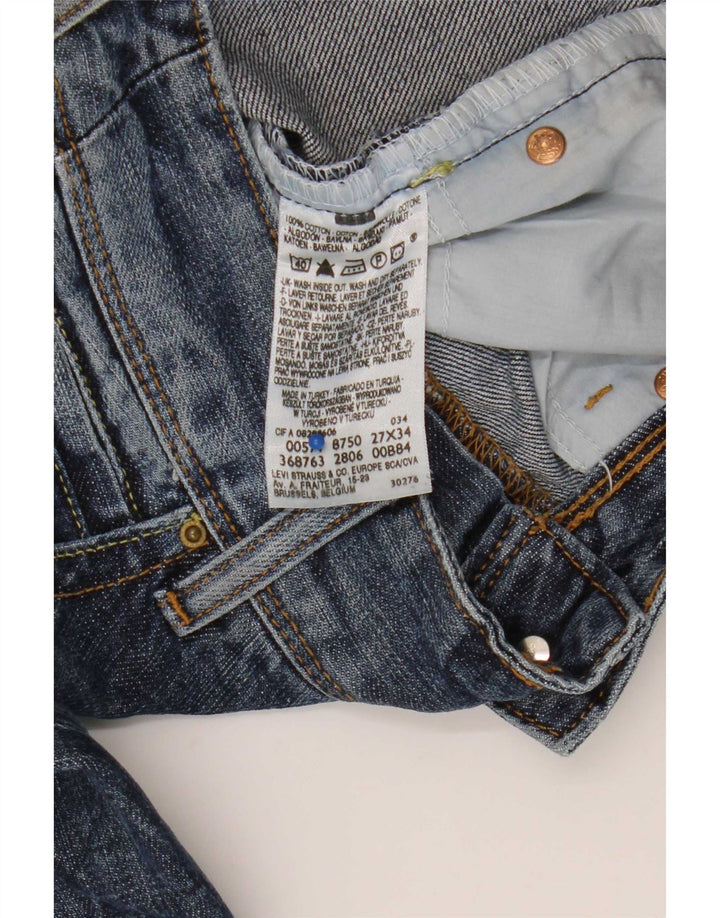 Jeans Levi's 571 Slim da donna W27 L34 cotone blu