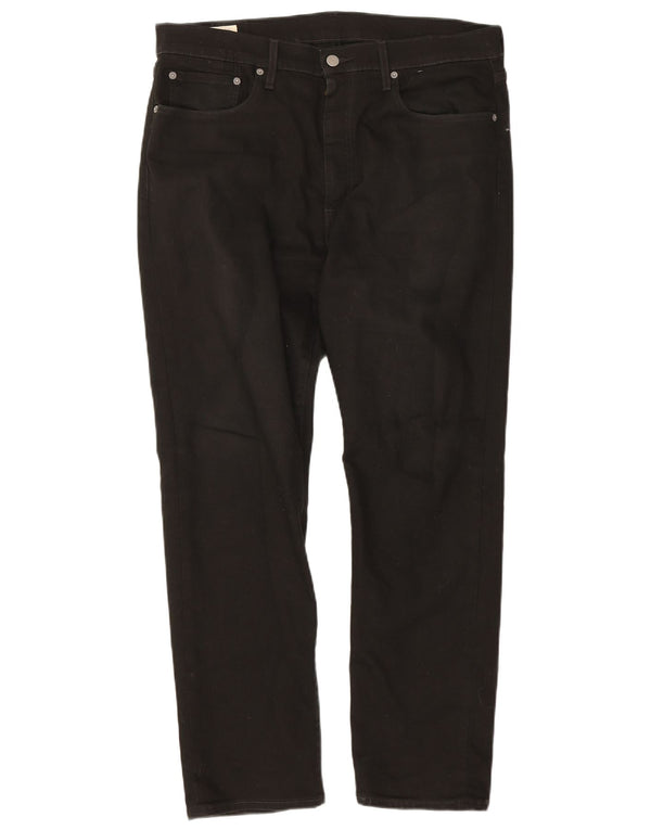 Jeans Levi's Uomo 512 Slim Tapered W36 L30 Cotone Nero