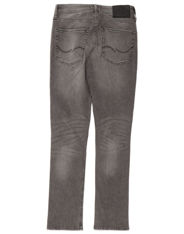 Jack & Jones Uomo GLENN Jeans slim effetto consumato W28 L32 Cotone grigio