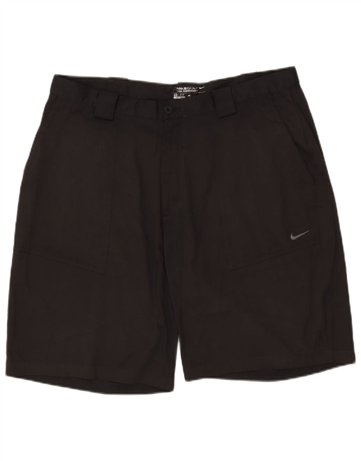 Pantaloncini chino Nike Dri Fit da uomo W38 XL poliestere nero