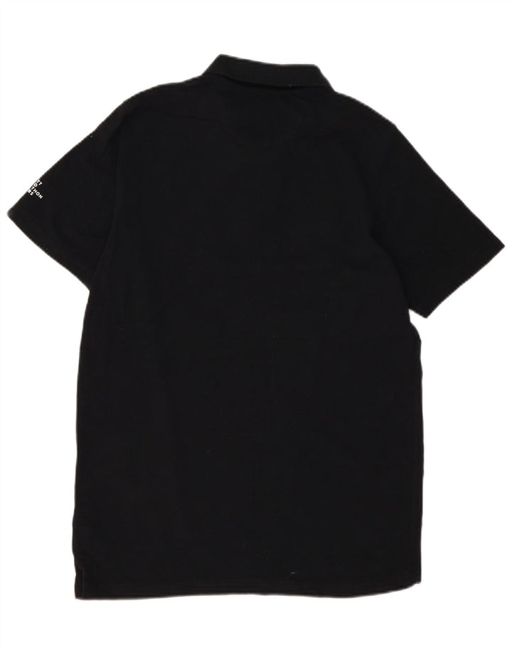 Polo grafica da uomo New Balance in cotone nero medio