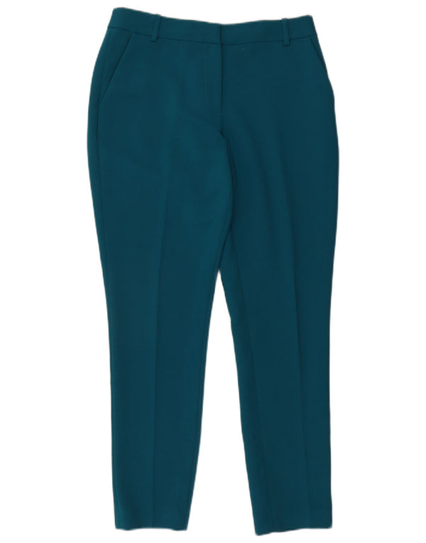 Pantaloni chino slim da donna Hobbs UK 10 piccoli W27 L28 poliestere blu