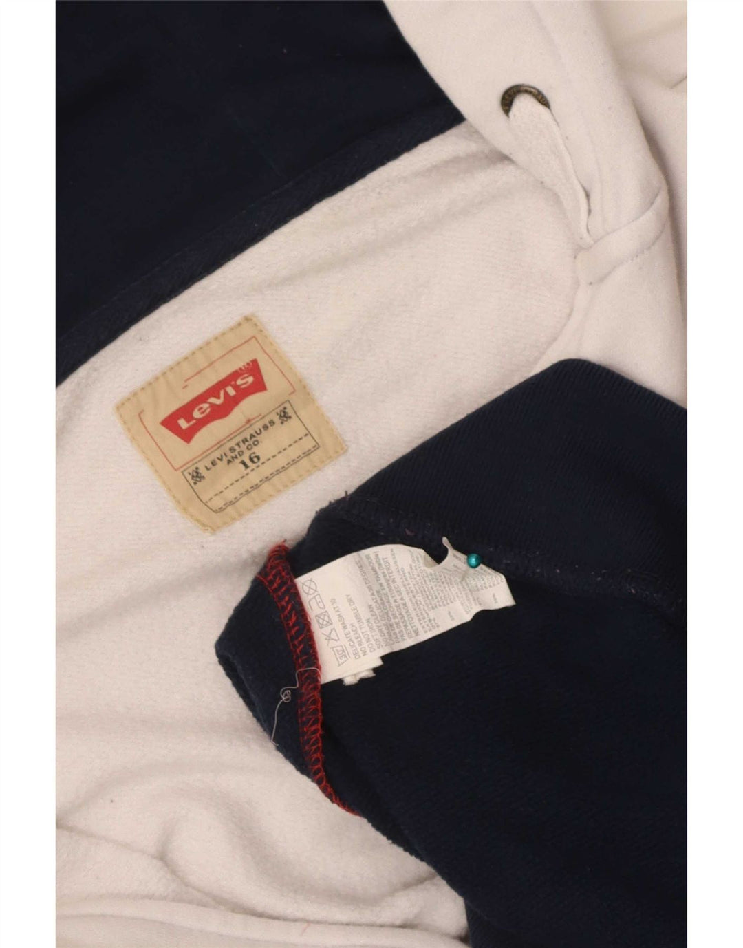 Maglione con cappuccio e zip per ragazzi Levi's 15-16 anni multicolore