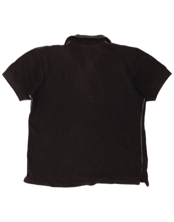 Polo Nike da donna UK 10/12 cotone nero medio