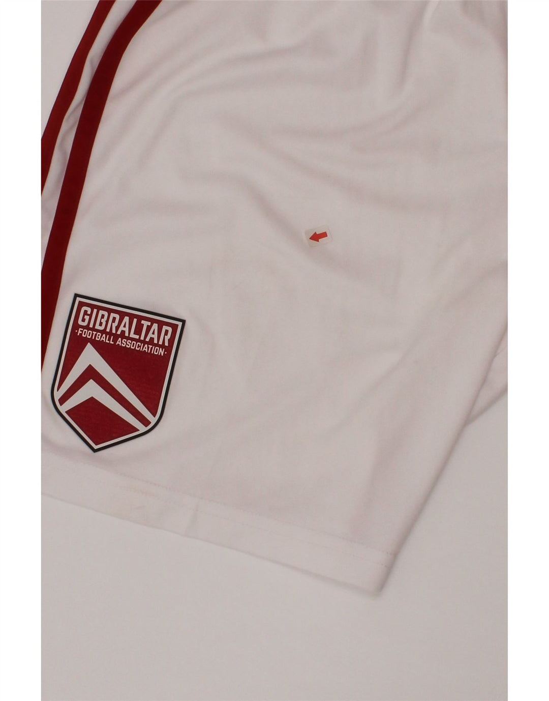 Pantaloncini sportivi Adidas Aeroready da ragazzo 11-12 anni in poliestere bianco