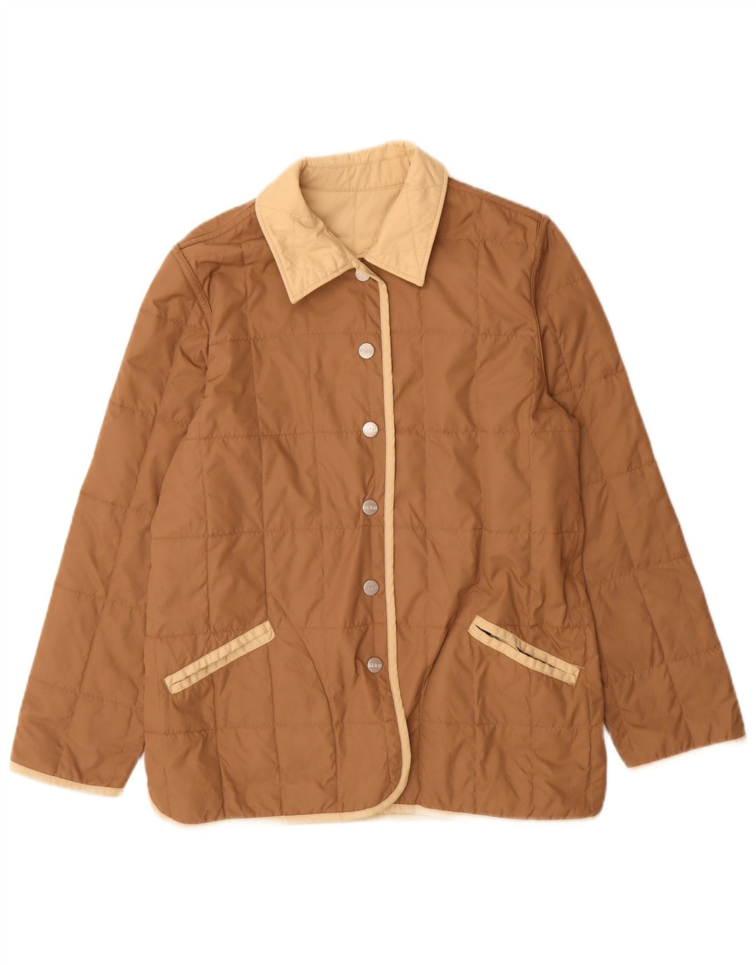 Giacca imbottita reversibile da donna Slam UK 14 Nylon beige medio