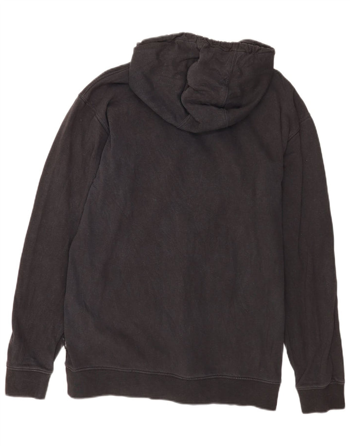 Felpa con cappuccio da uomo Vans, cotone medio nero