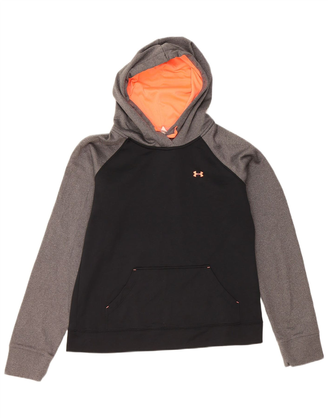 Felpa con cappuccio da donna Under Armour UK 14 Poliestere color block medio nero