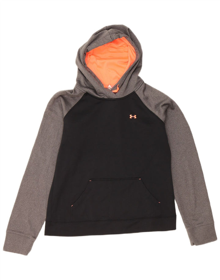 Felpa con cappuccio da donna Under Armour UK 14 Poliestere color block medio nero
