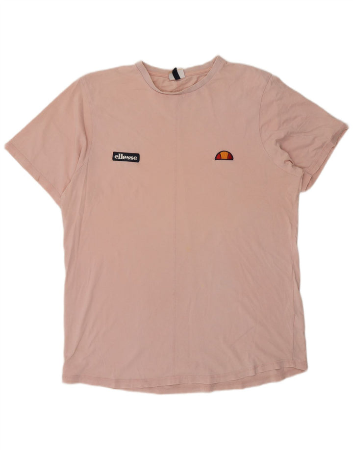 T-shirt da uomo Ellesse Top XL in cotone rosa