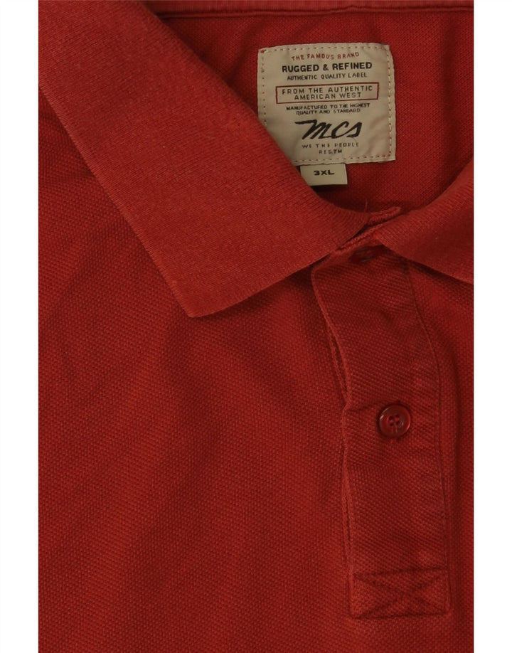 MARLBORO CLASSICS Mens Polo Shirt 3XL Red Vintage Marlboro Classics and Second-Hand Marlboro Classics from Messina Hembry 