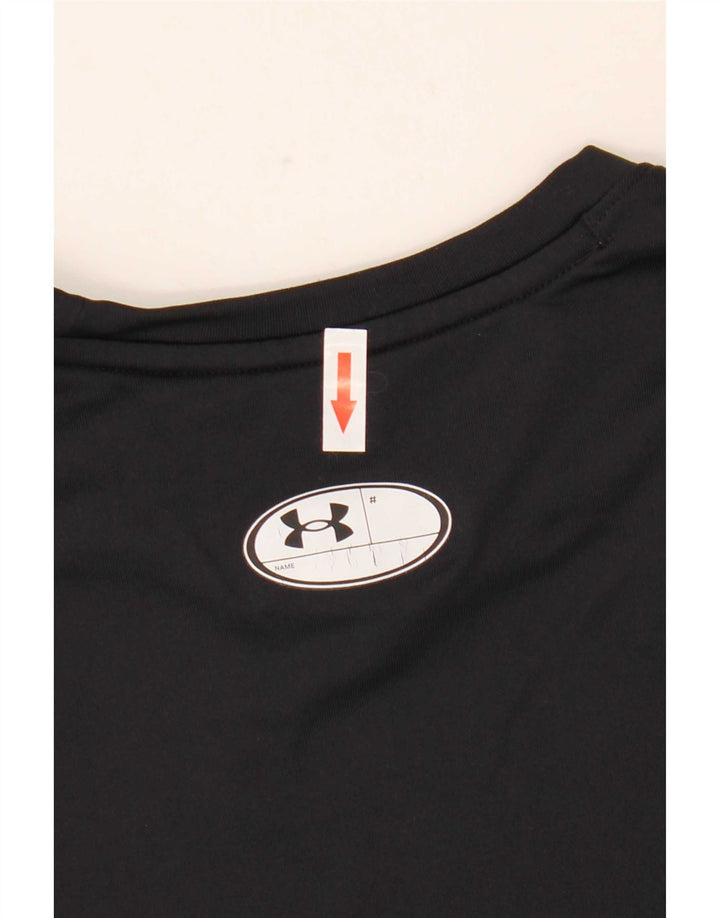 Under Armour Uomo Cold Gear Top manica lunga poliestere nero medio