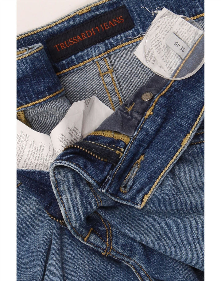 Jeans Donna Slim TRUSSARDI W31 L31 Blu Cotone