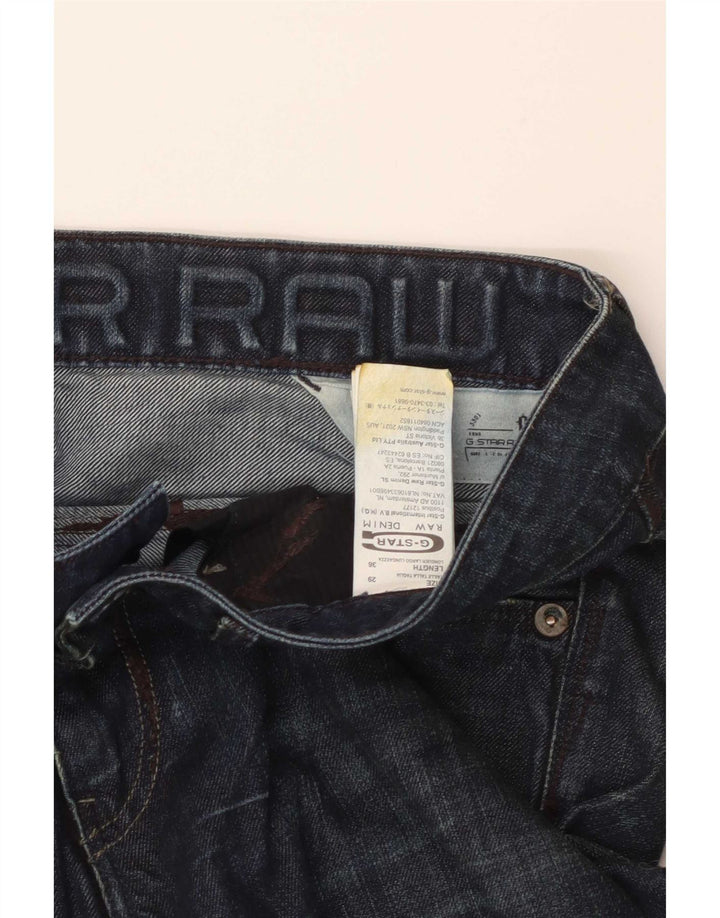 Jeans dritti da donna G-Star W29 L29 cotone blu navy