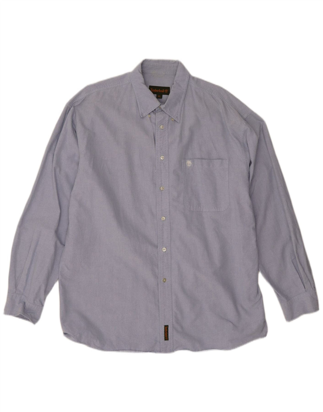 Camicia da uomo Timberland XL in cotone blu