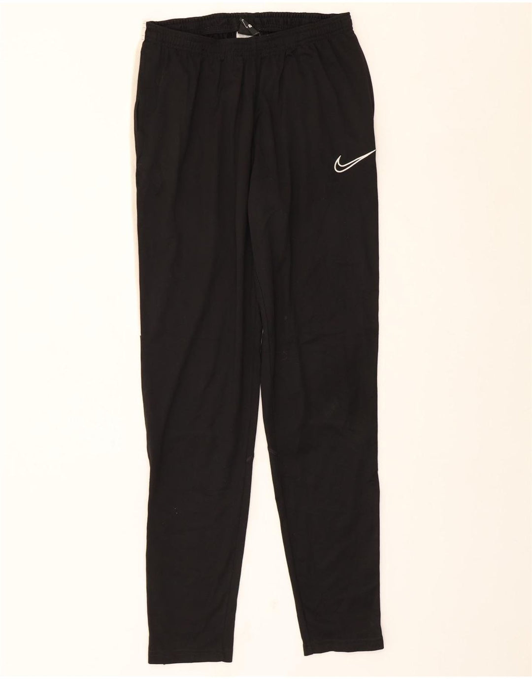NIKE Womens Dri Fit Tracksuit Trousers UK 12 Medium  Black Colourblock Vintage Nike and Second-Hand Nike from Messina Hembry 