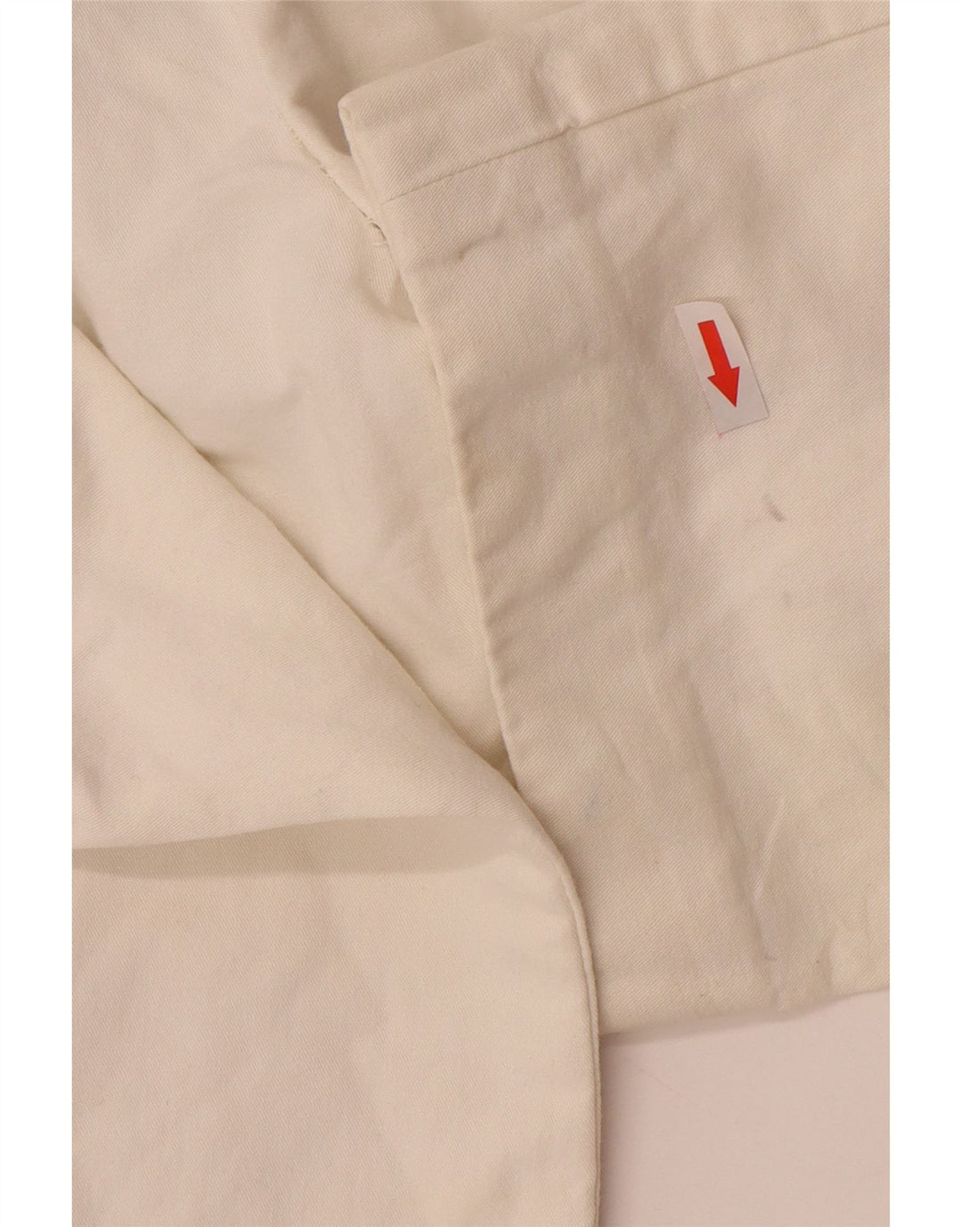 MASSIMO DUTTI Pantaloni da abito dritti da uomo EU 42 Large W32 L32 Bianco sporco