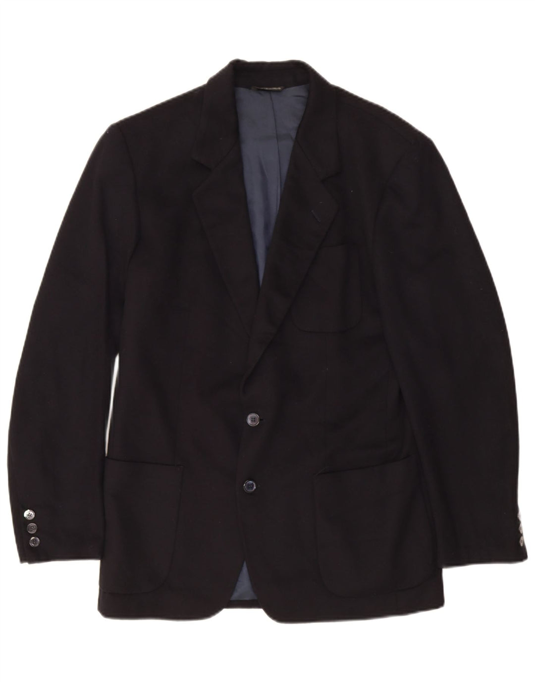 Giacca Blazer da Uomo a 2 Bottoni Trussardi Jeans IT 46 Small Nera