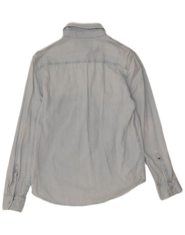 Camicia di jeans da uomo Calvin Klein Jeans piccola blu
