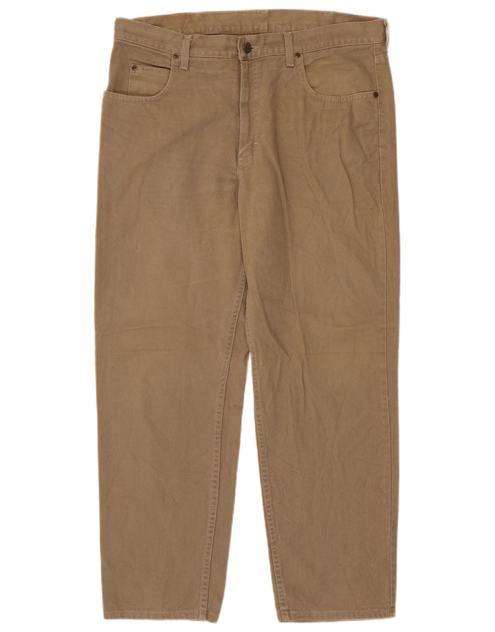 Jeans affusolati da uomo Lee W38 L30 in cotone marrone
