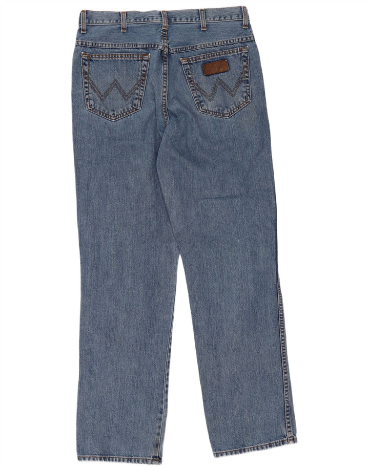 Jeans dritti da uomo Wrangler Ohio W34 L34 cotone blu