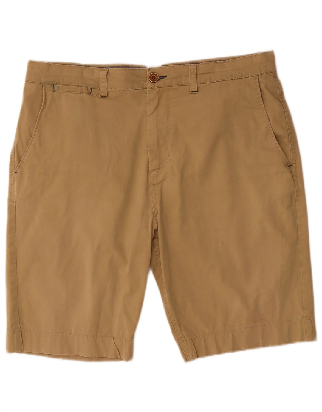 Pantaloncini chino da uomo White Stuff W34 grandi in cotone beige