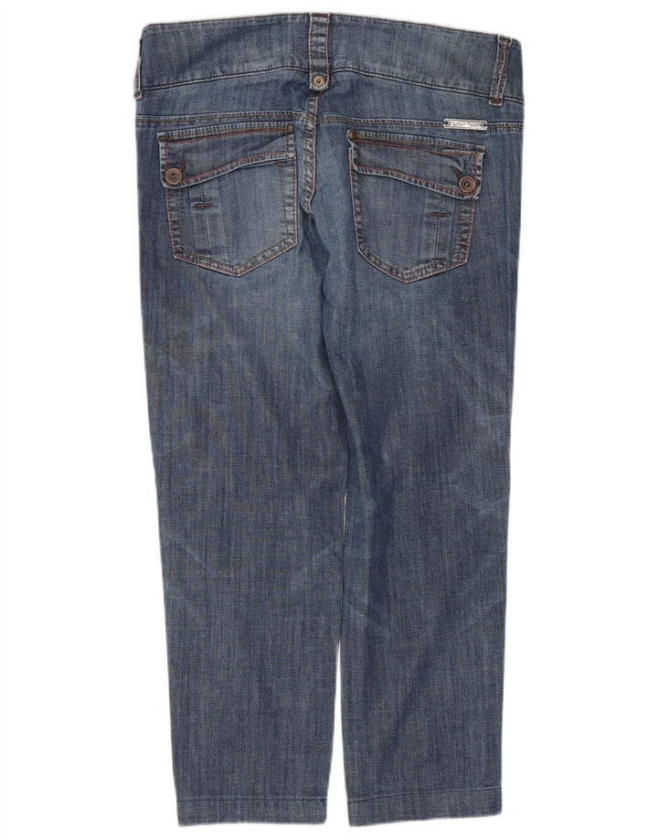 Jeans corti da donna Marlboro Classics W28 L24 Blu