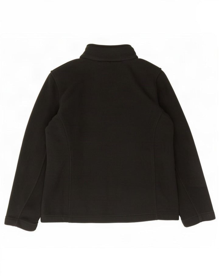 Giacca in pile oversize da donna Marks & Spencer UK 10 Small Poliestere nero