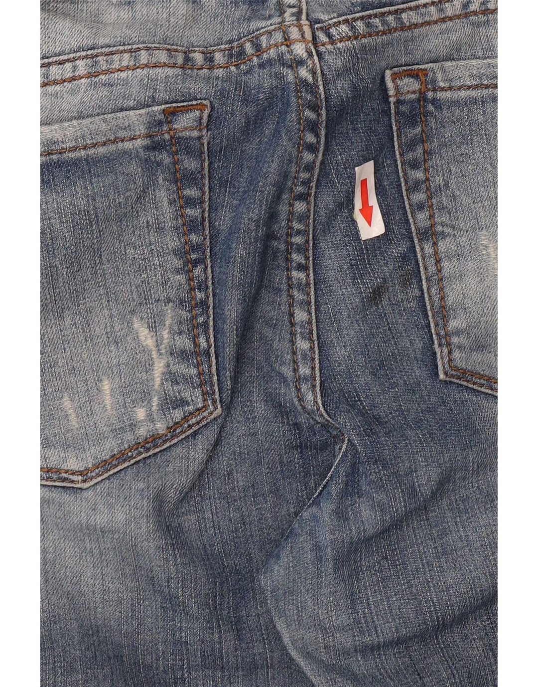 Jeans slim invecchiati Guess da donna W31 L29 cotone blu