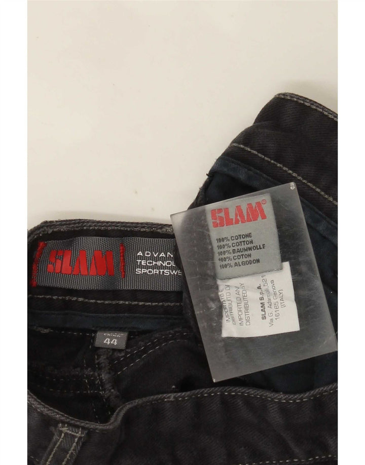 Jeans dritti da donna Slam IT 44 medio W30 L33 cotone grigio