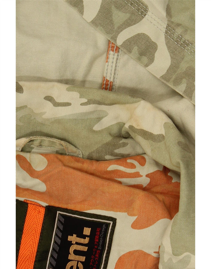 Giacca militare oversize da donna con maniche a 3/4 Superdry UK 14 Medio Cachi