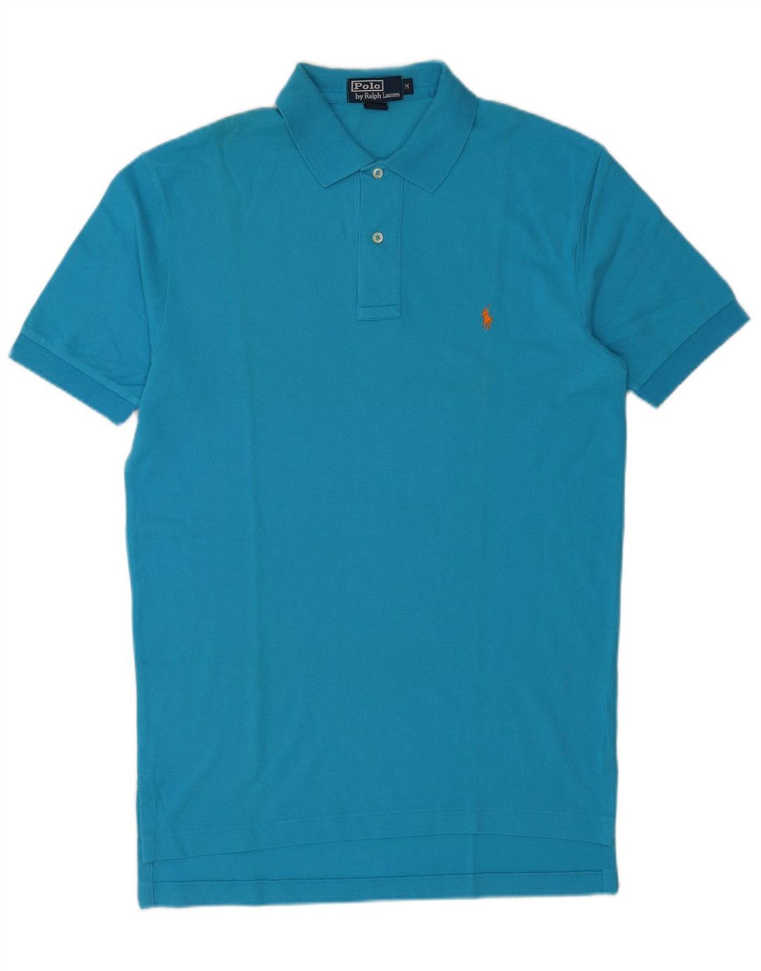 Polo Ralph Lauren da uomo in cotone blu medio