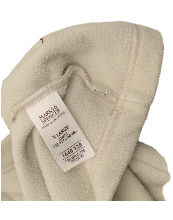 Maglione in pile da uomo Marks & Spencer XL Poliestere beige