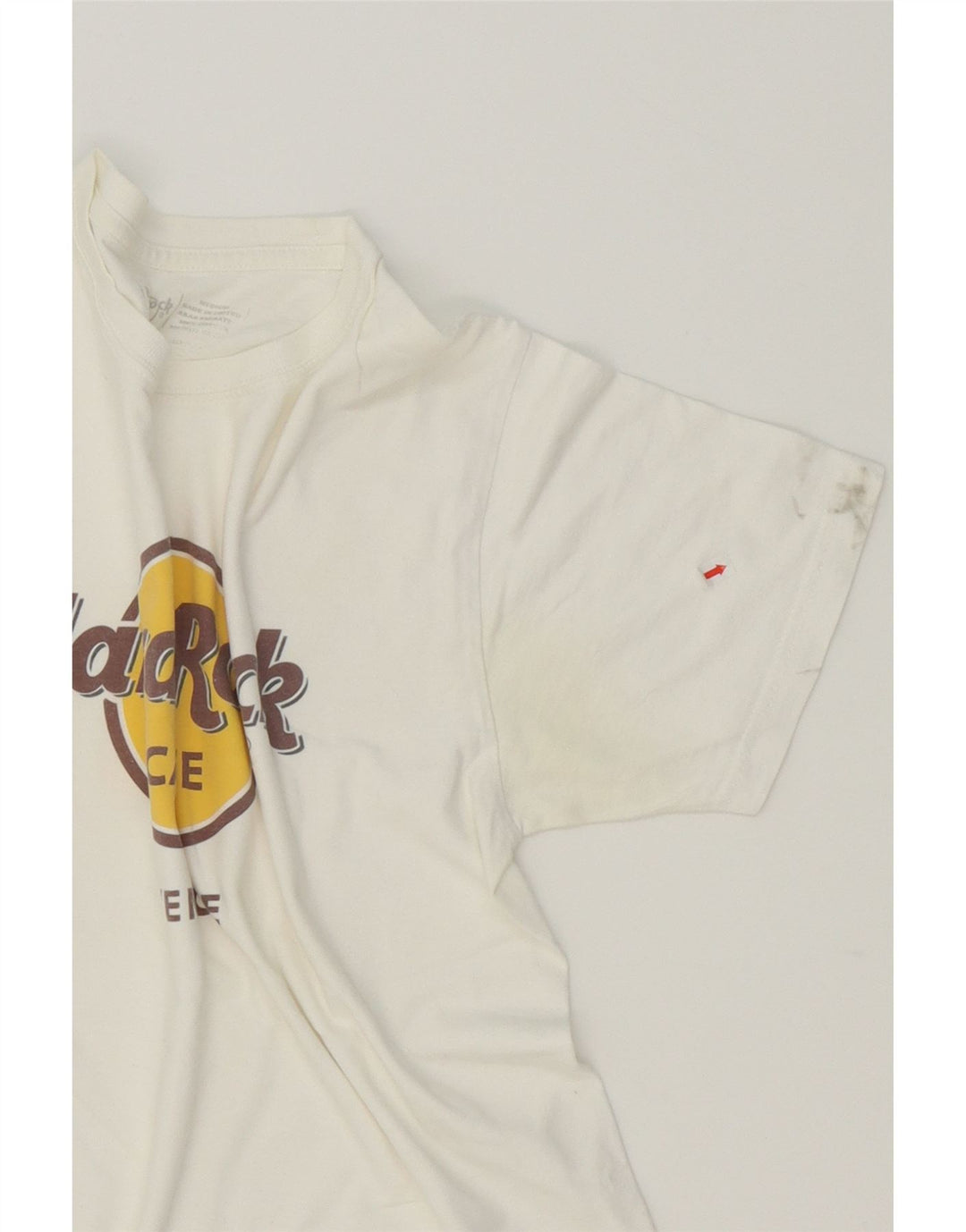 HARD ROCK CAFE Mens Venice Graphic T-Shirt Top Medium White Cotton Vintage Hard Rock Cafe and Second-Hand Hard Rock Cafe from Messina Hembry 