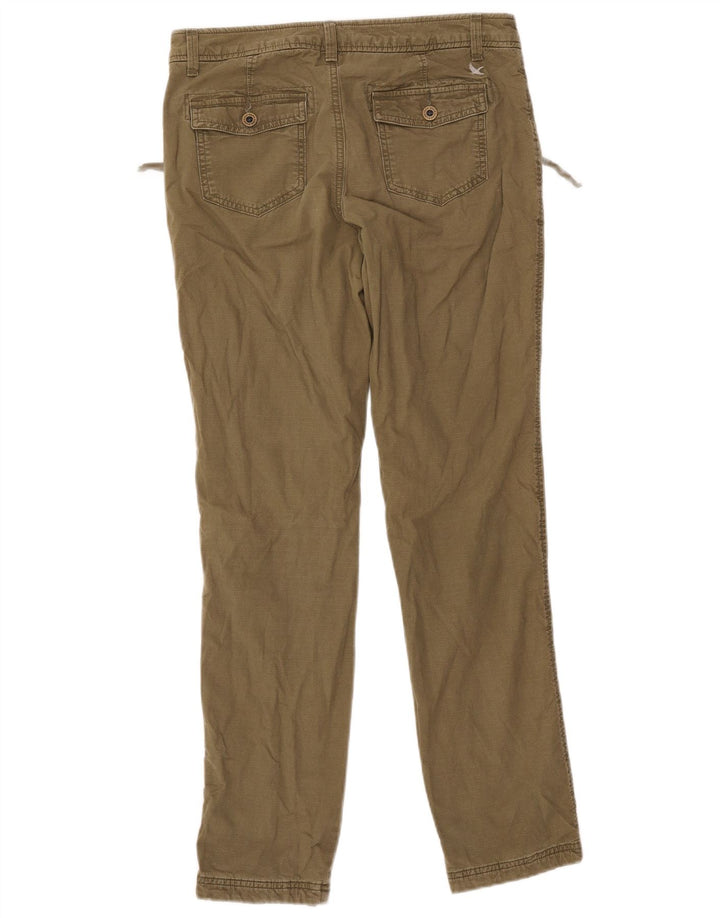 Pantaloni antivento slim fit da donna Eddie Bauer US 6 Medium W32 L30 Khaki
