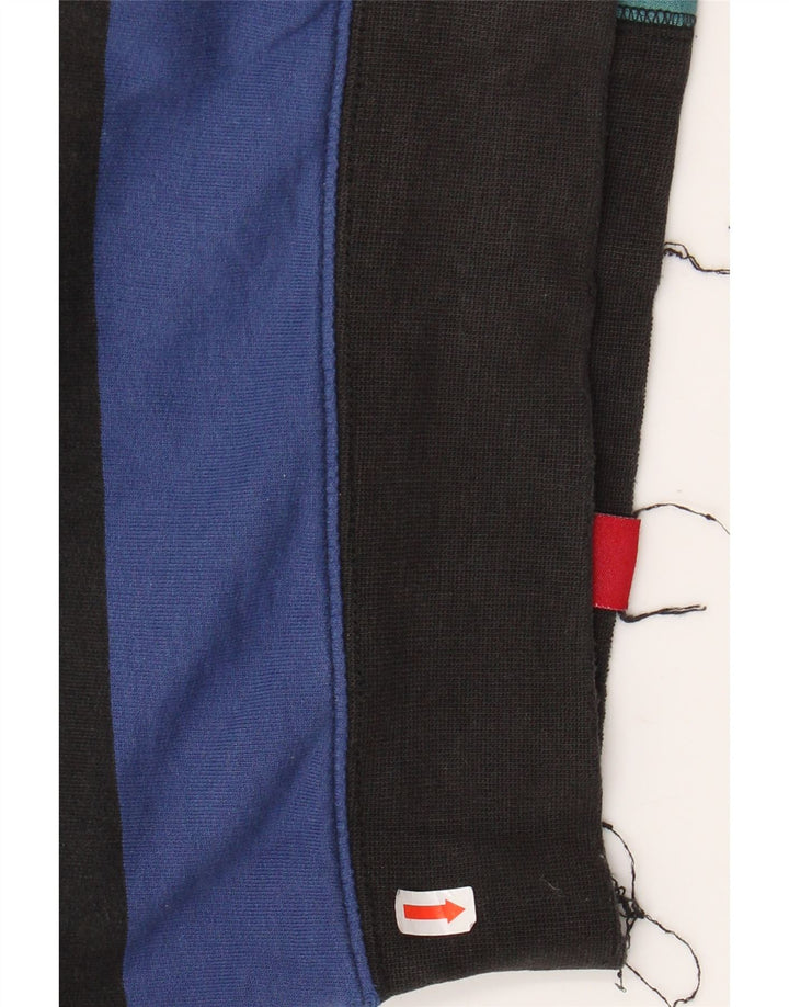 Felpa con cappuccio e zip da uomo VANS a righe medie multicolore